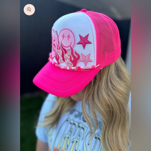 Boujee Pink Trucker Hat - Picture 3 of 4